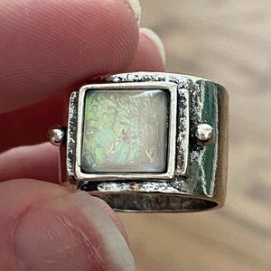 “Lunar Reflections” Moonstone Ring